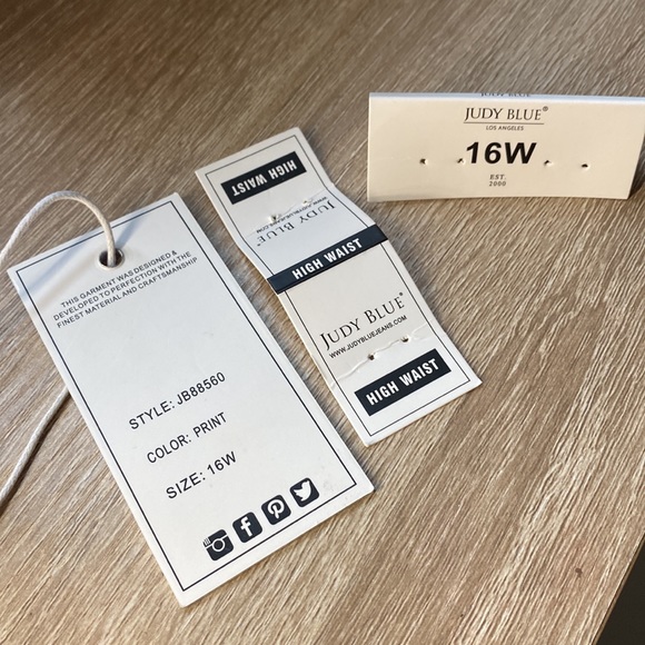 Judy Blur High Waist Printed Flares (American flag) - Picture 3 of 3